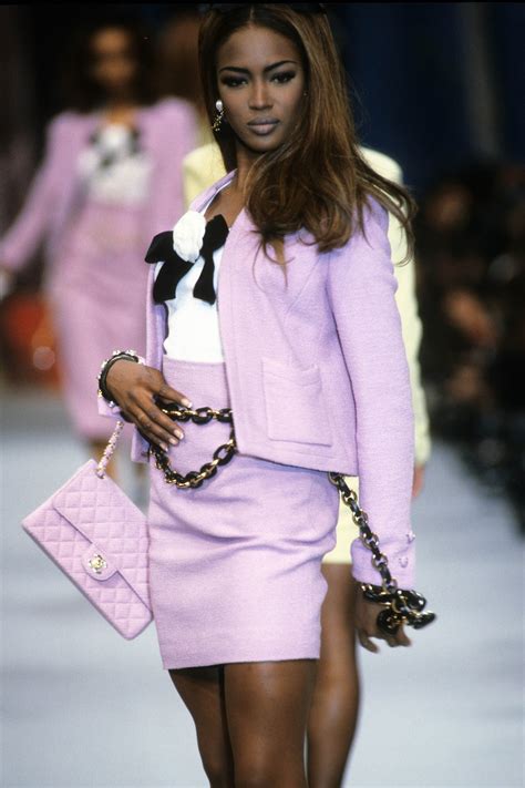 chanel flash 90|famous model walks 90s.